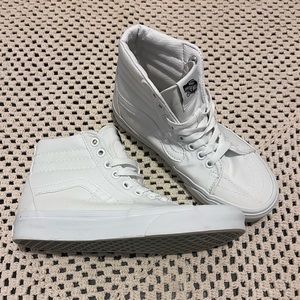 White High Top Vans